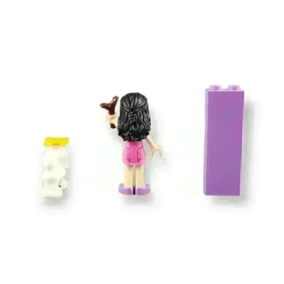 Lego Friends Doggy Day Care 41691 Emma Minifigure frnd357 & Poodle Dog 11575pb04 - Picture 3 of 6